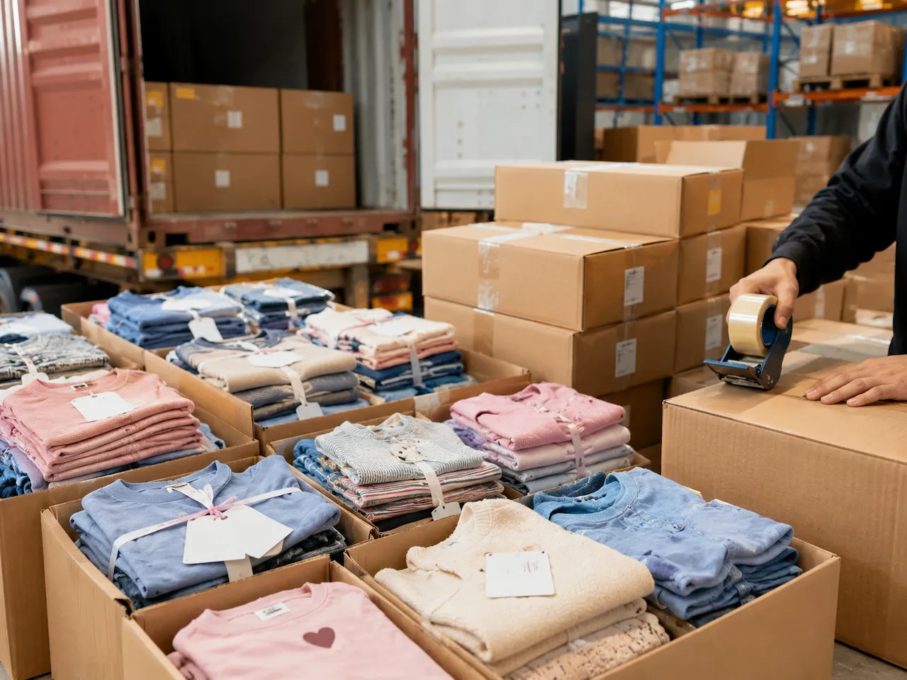 envio y exportacion de ropa infantil desde China a Colombia