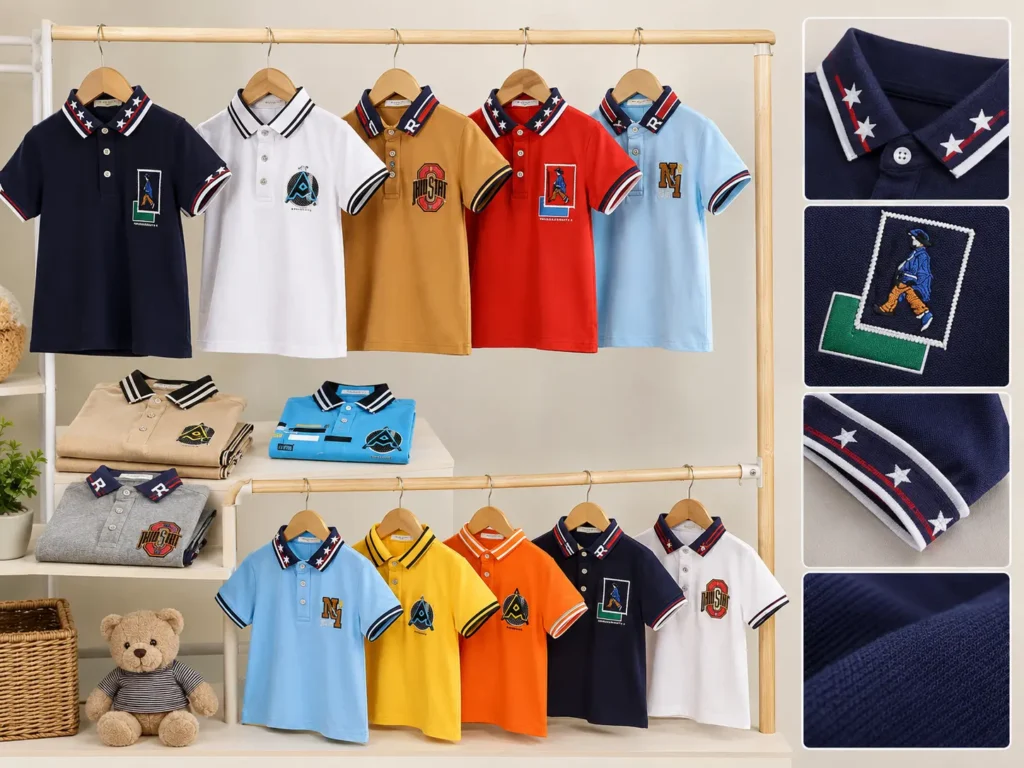Camisetas infantiles básicas de manga corta para venta al por mayor