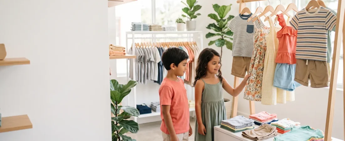Guía para elegir ropa infantil de verano al por mayor para vender en Colombia